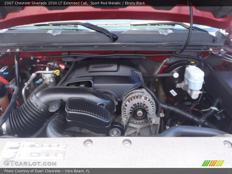 Sport Red Metallic / Ebony Black 2007 Chevrolet Silverado 1500 LT Extended Cab