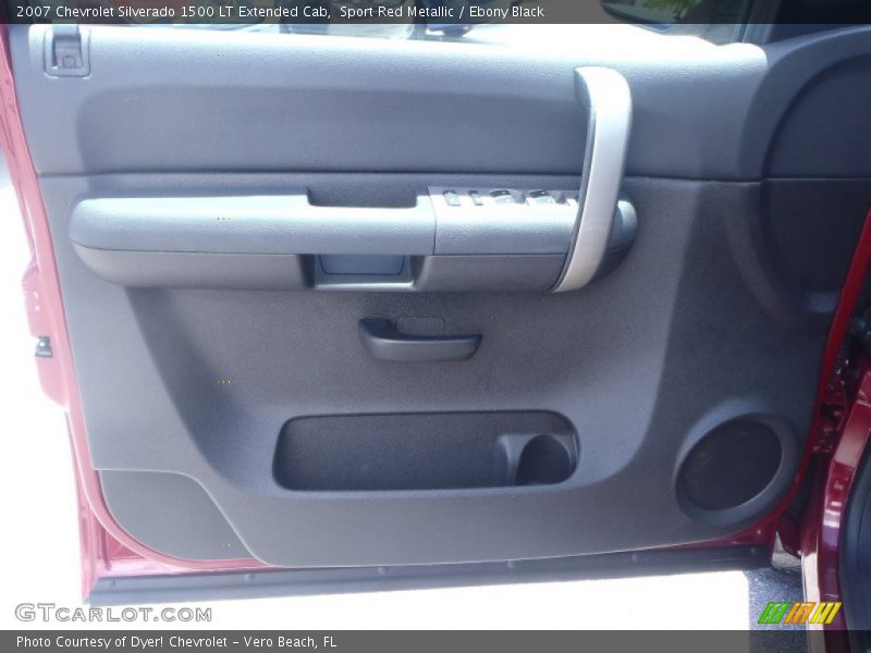 Sport Red Metallic / Ebony Black 2007 Chevrolet Silverado 1500 LT Extended Cab
