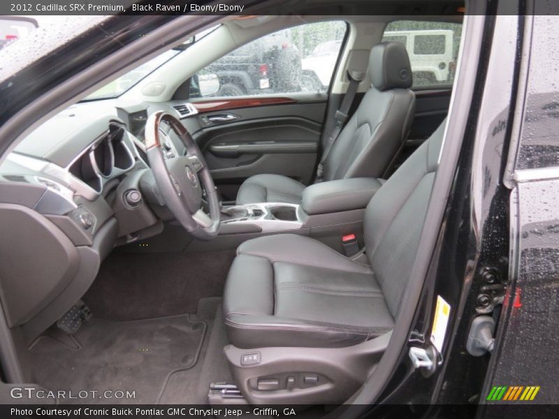 Black Raven / Ebony/Ebony 2012 Cadillac SRX Premium
