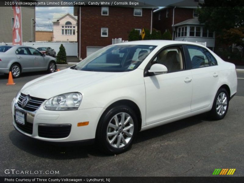 Candy White / Cornsilk Beige 2010 Volkswagen Jetta Limited Edition Sedan