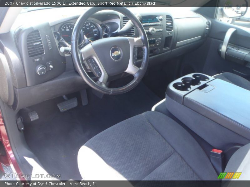 Sport Red Metallic / Ebony Black 2007 Chevrolet Silverado 1500 LT Extended Cab