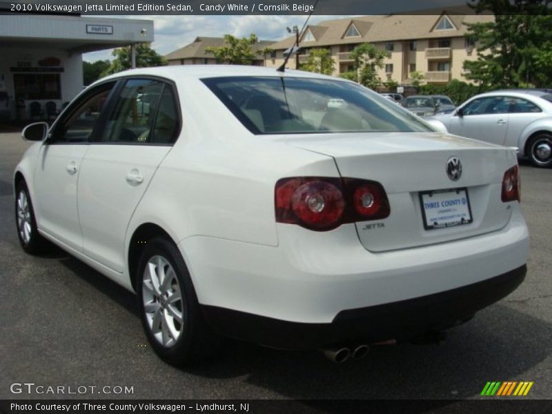 Candy White / Cornsilk Beige 2010 Volkswagen Jetta Limited Edition Sedan
