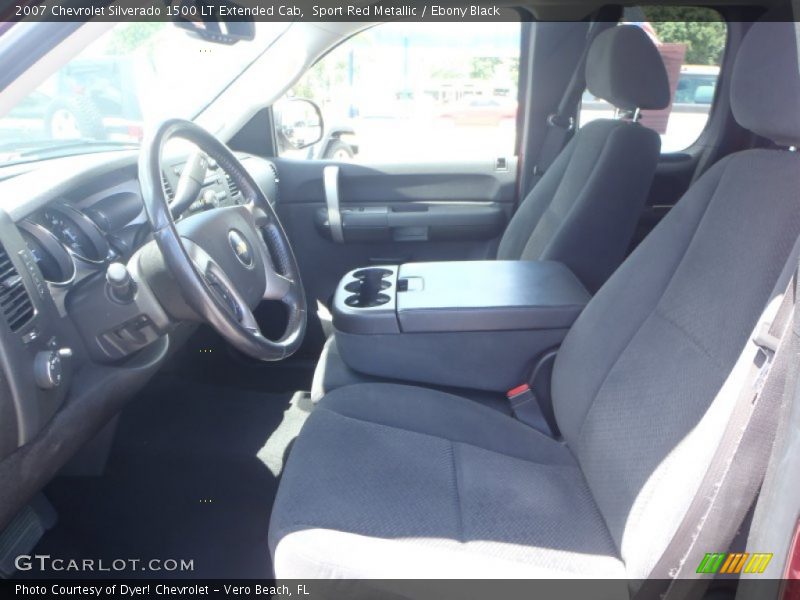 Sport Red Metallic / Ebony Black 2007 Chevrolet Silverado 1500 LT Extended Cab
