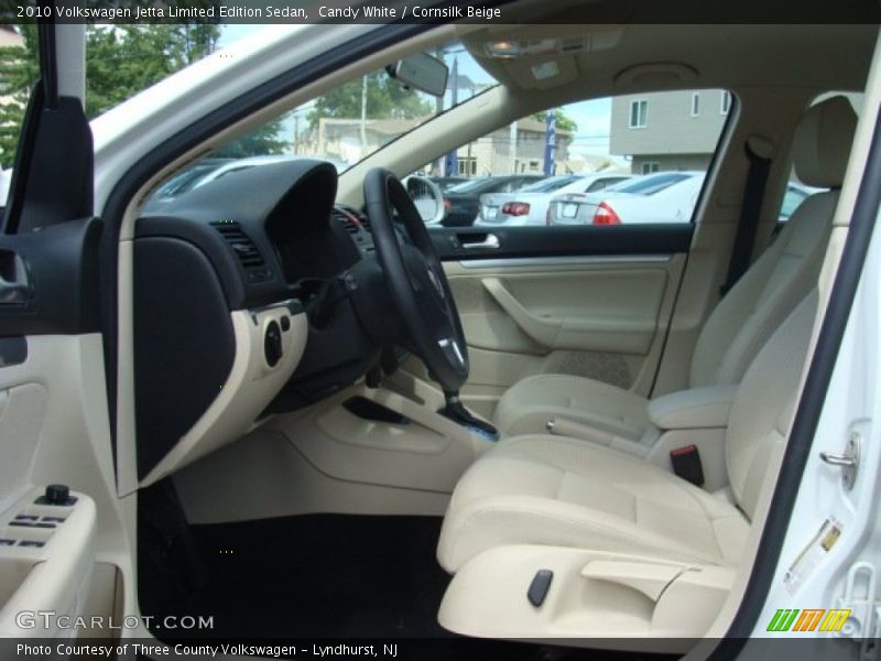 Candy White / Cornsilk Beige 2010 Volkswagen Jetta Limited Edition Sedan