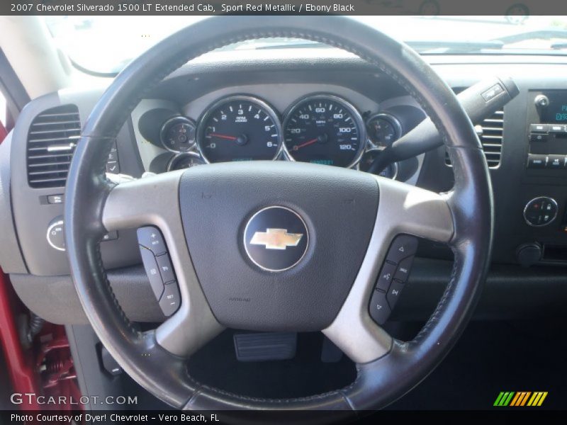 Sport Red Metallic / Ebony Black 2007 Chevrolet Silverado 1500 LT Extended Cab