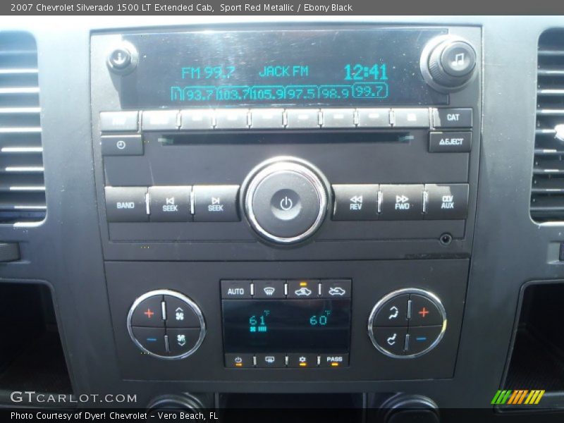 Sport Red Metallic / Ebony Black 2007 Chevrolet Silverado 1500 LT Extended Cab
