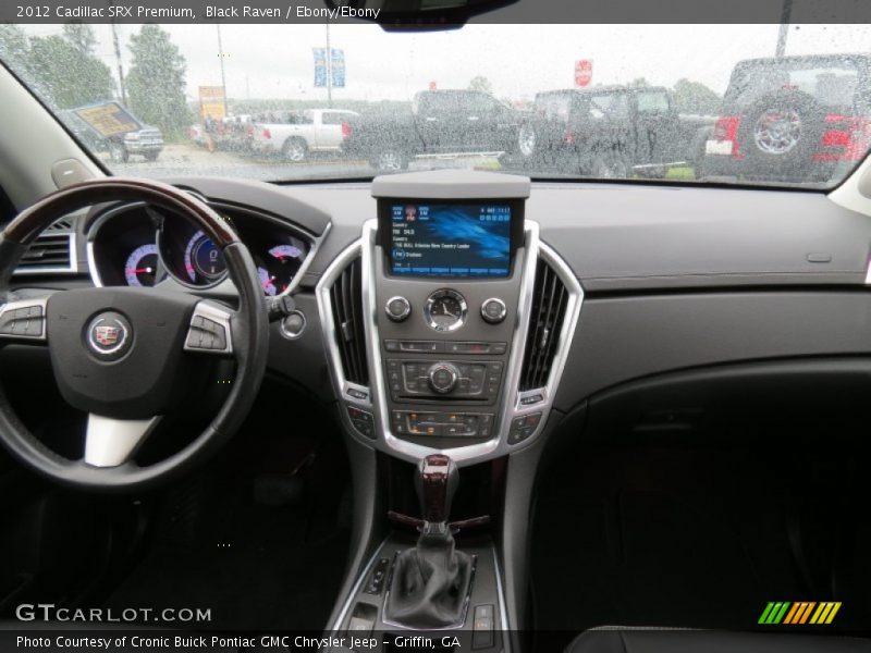 Black Raven / Ebony/Ebony 2012 Cadillac SRX Premium