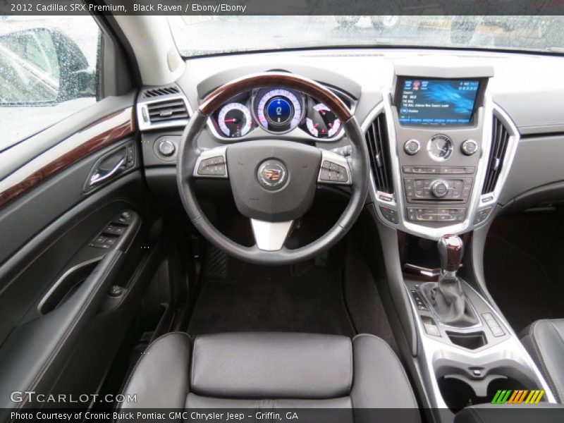 Black Raven / Ebony/Ebony 2012 Cadillac SRX Premium