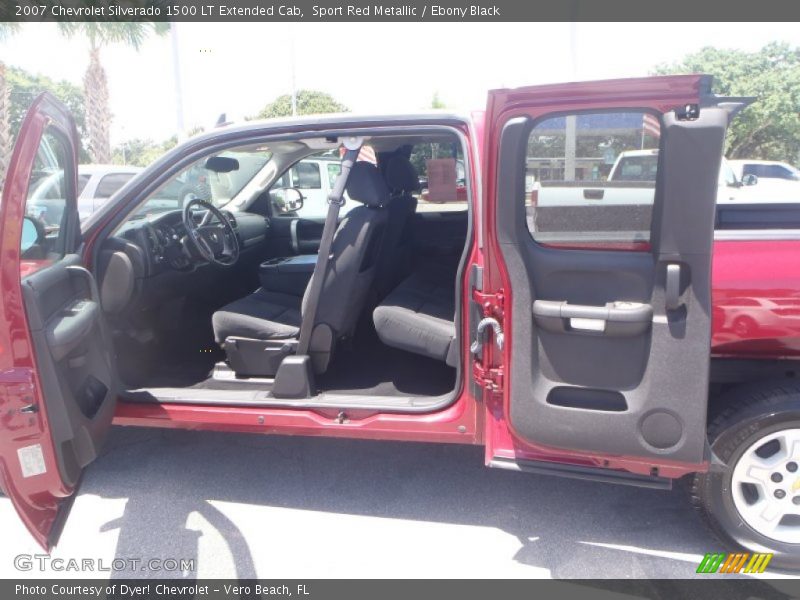 Sport Red Metallic / Ebony Black 2007 Chevrolet Silverado 1500 LT Extended Cab