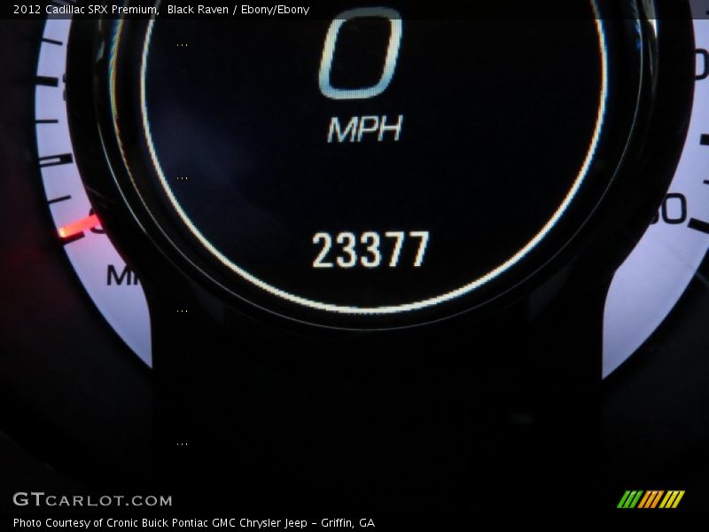 Black Raven / Ebony/Ebony 2012 Cadillac SRX Premium