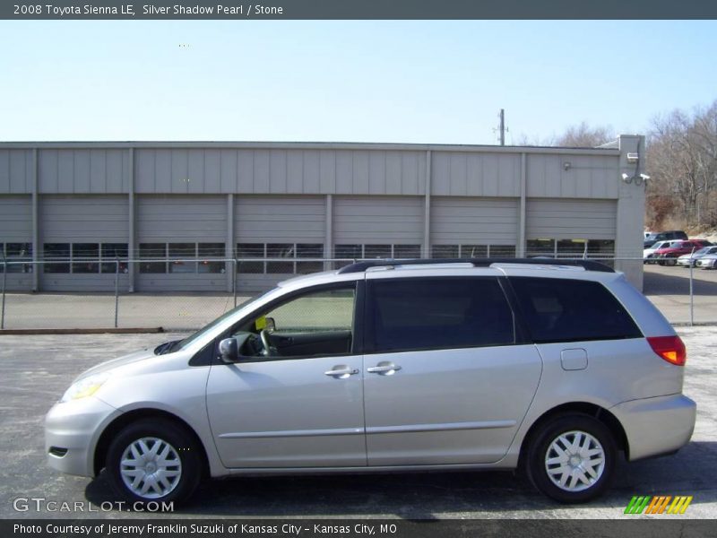 Silver Shadow Pearl / Stone 2008 Toyota Sienna LE