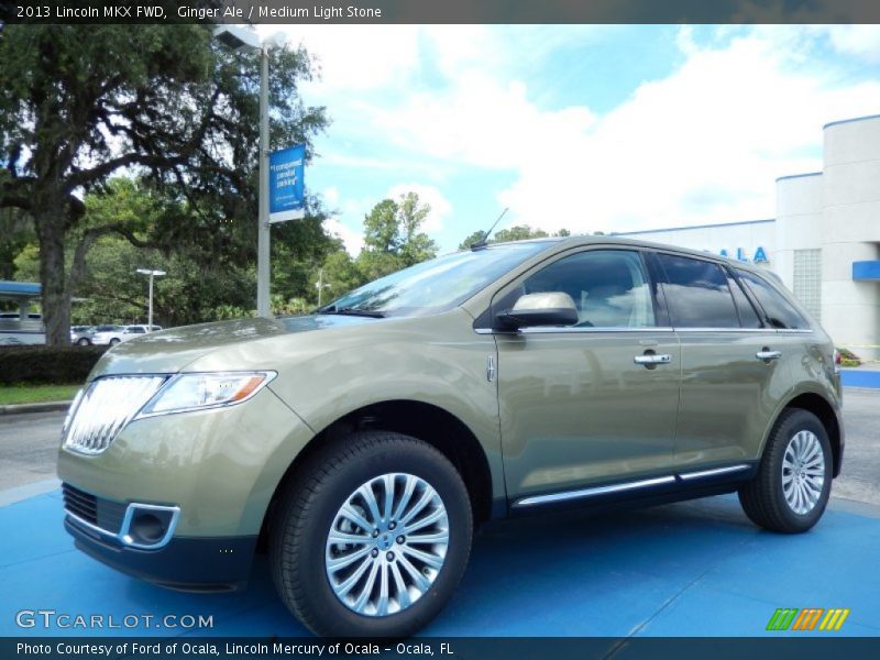 Ginger Ale / Medium Light Stone 2013 Lincoln MKX FWD