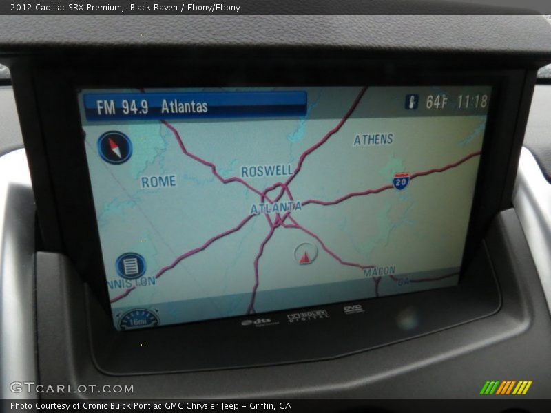 Black Raven / Ebony/Ebony 2012 Cadillac SRX Premium