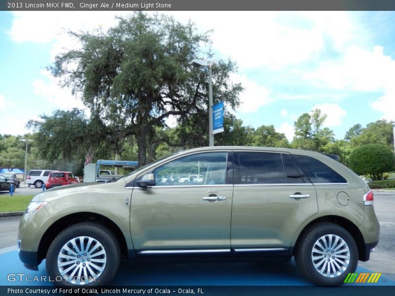 Ginger Ale / Medium Light Stone 2013 Lincoln MKX FWD