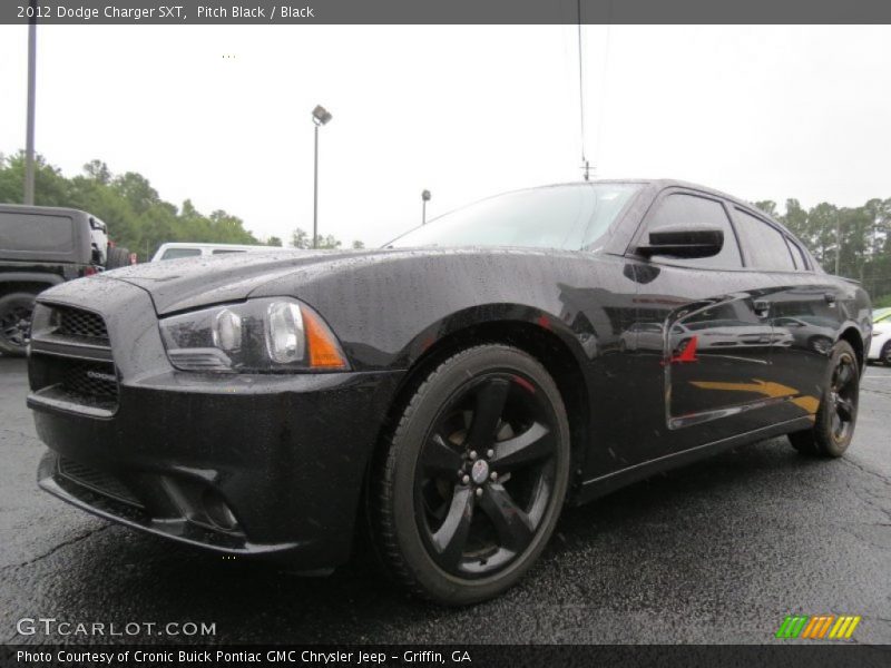 Pitch Black / Black 2012 Dodge Charger SXT