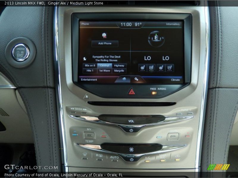 Ginger Ale / Medium Light Stone 2013 Lincoln MKX FWD