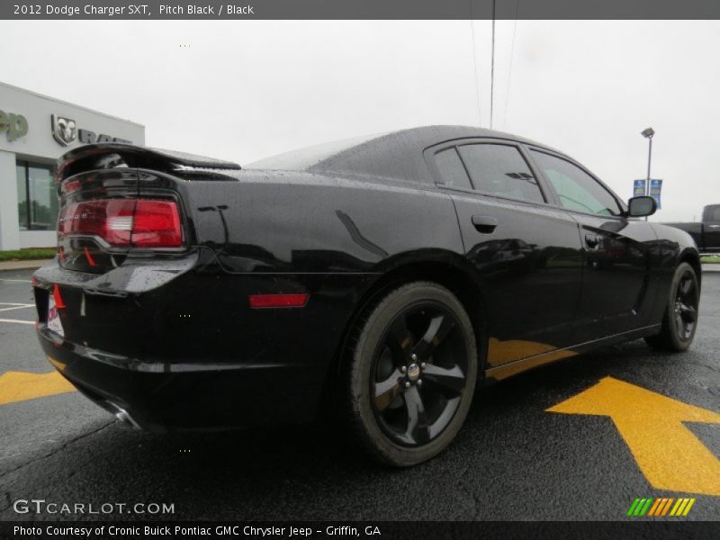 Pitch Black / Black 2012 Dodge Charger SXT