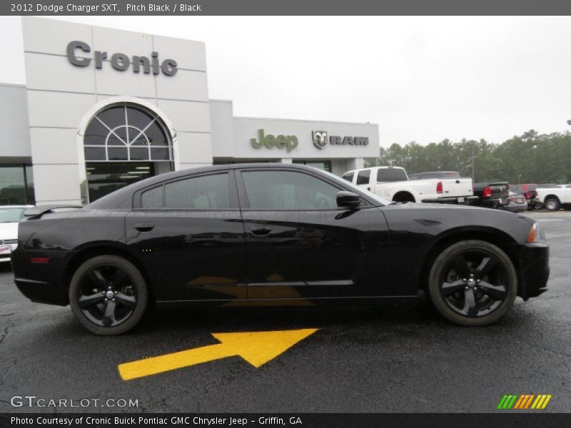 Pitch Black / Black 2012 Dodge Charger SXT