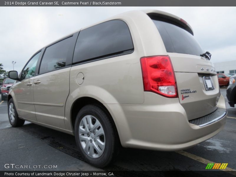 Cashmere Pearl / Black/Sandstorm 2014 Dodge Grand Caravan SE