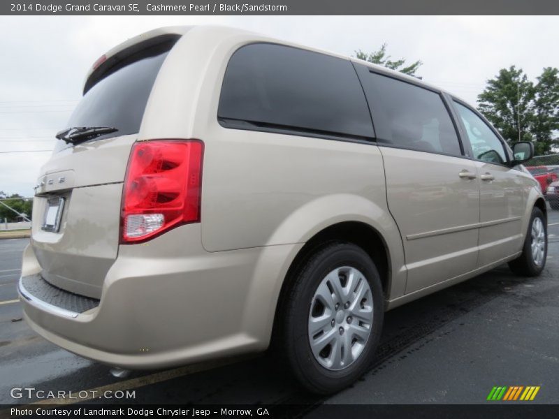 Cashmere Pearl / Black/Sandstorm 2014 Dodge Grand Caravan SE