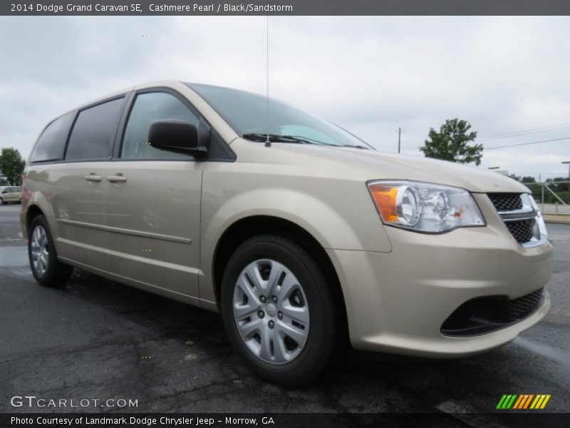 Cashmere Pearl / Black/Sandstorm 2014 Dodge Grand Caravan SE
