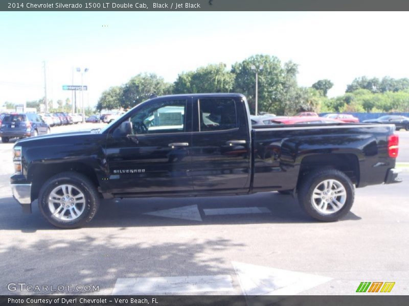 Black / Jet Black 2014 Chevrolet Silverado 1500 LT Double Cab