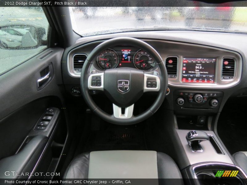 Pitch Black / Black 2012 Dodge Charger SXT