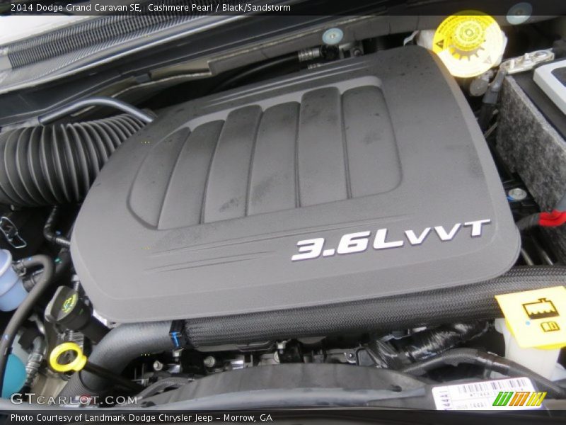 Cashmere Pearl / Black/Sandstorm 2014 Dodge Grand Caravan SE