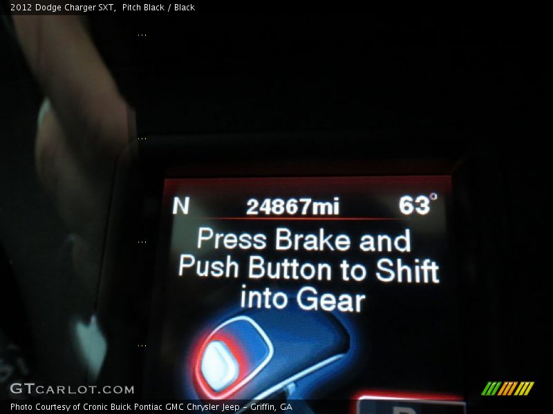 Pitch Black / Black 2012 Dodge Charger SXT