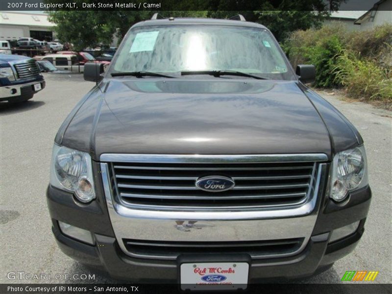 Dark Stone Metallic / Camel 2007 Ford Explorer XLT