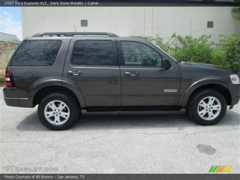 Dark Stone Metallic / Camel 2007 Ford Explorer XLT