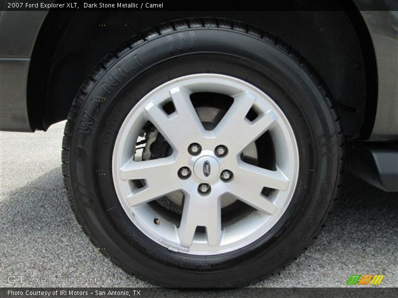 Dark Stone Metallic / Camel 2007 Ford Explorer XLT
