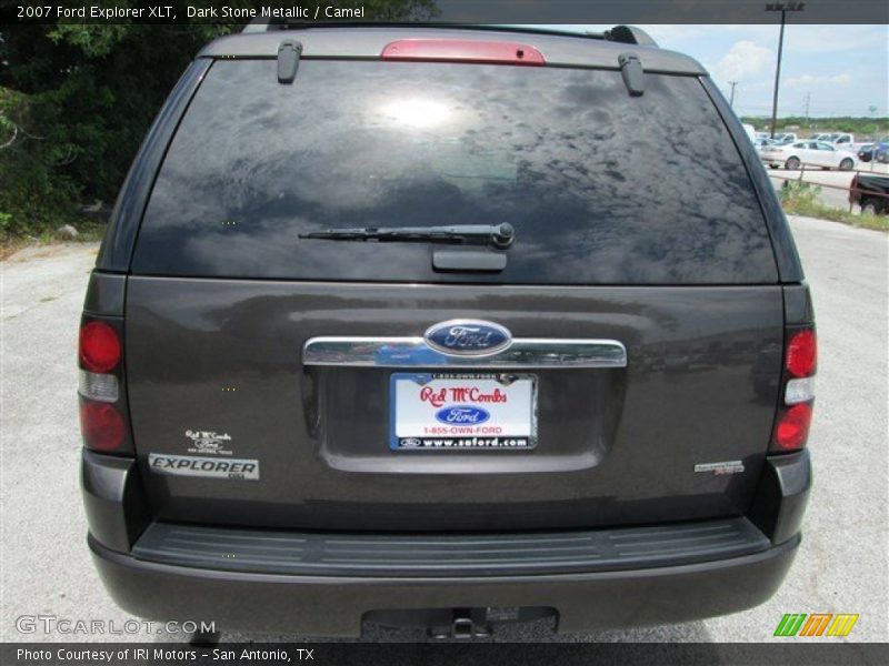 Dark Stone Metallic / Camel 2007 Ford Explorer XLT