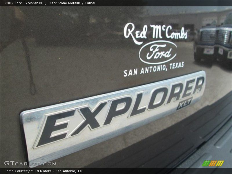 Dark Stone Metallic / Camel 2007 Ford Explorer XLT