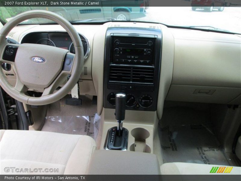 Dark Stone Metallic / Camel 2007 Ford Explorer XLT