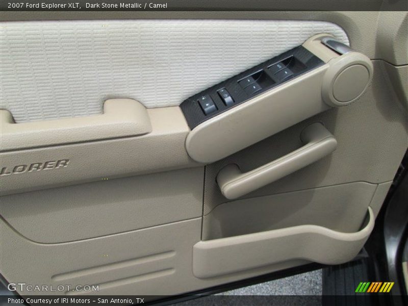 Dark Stone Metallic / Camel 2007 Ford Explorer XLT