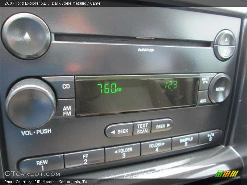 Dark Stone Metallic / Camel 2007 Ford Explorer XLT