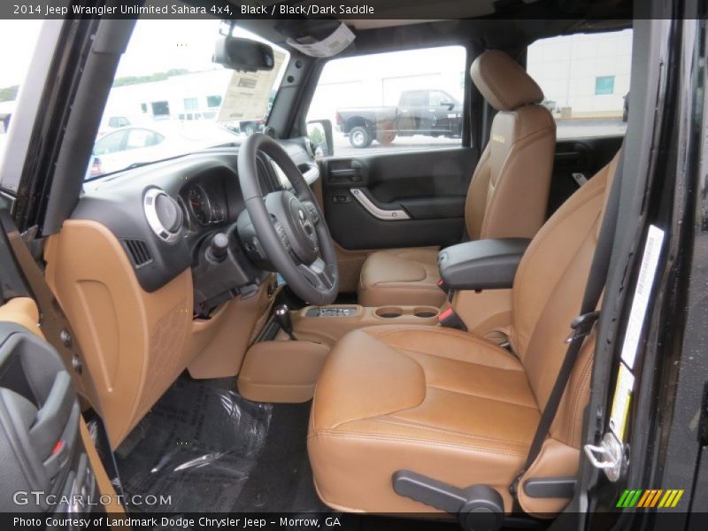 Front Seat of 2014 Wrangler Unlimited Sahara 4x4