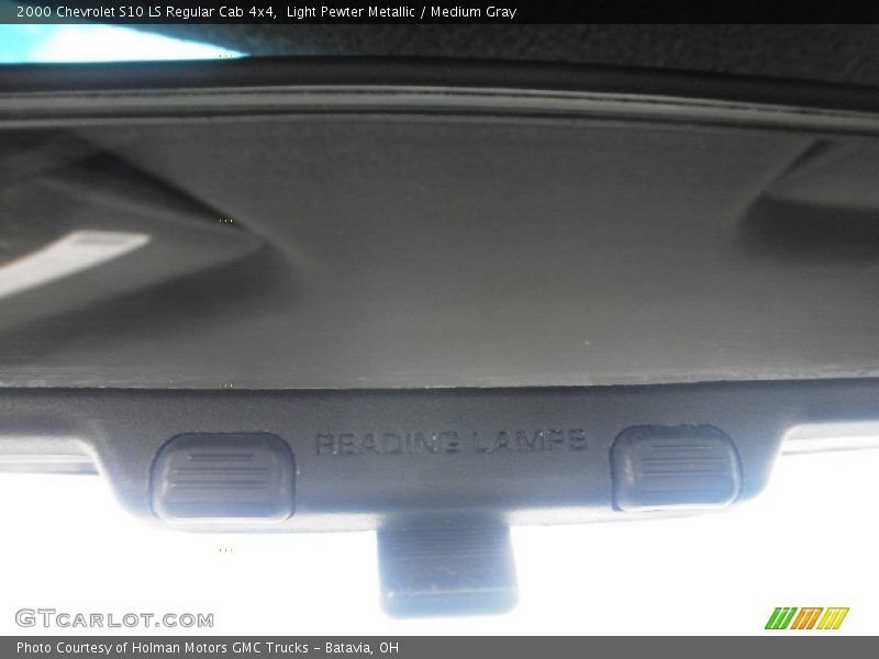 Light Pewter Metallic / Medium Gray 2000 Chevrolet S10 LS Regular Cab 4x4