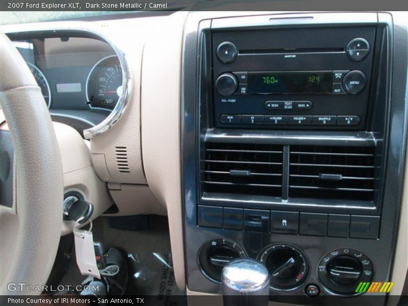Dark Stone Metallic / Camel 2007 Ford Explorer XLT
