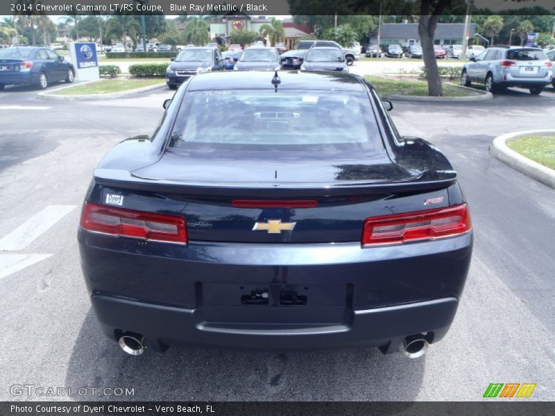 Blue Ray Metallic / Black 2014 Chevrolet Camaro LT/RS Coupe