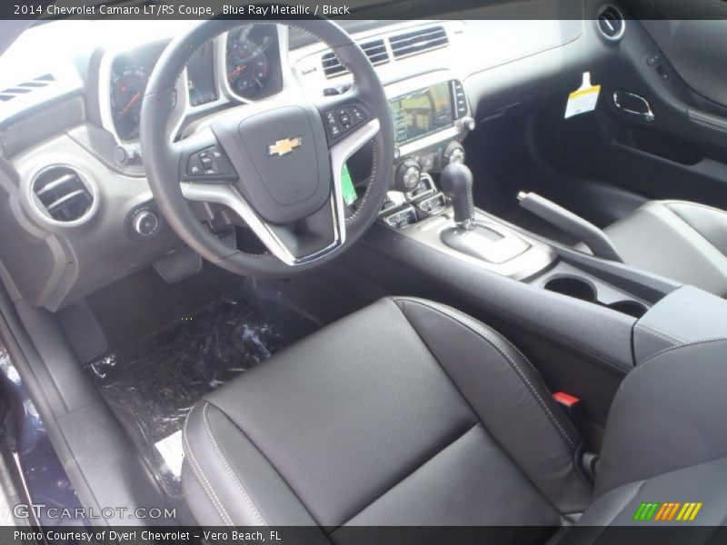 Blue Ray Metallic / Black 2014 Chevrolet Camaro LT/RS Coupe
