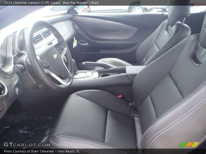 Blue Ray Metallic / Black 2014 Chevrolet Camaro LT/RS Coupe