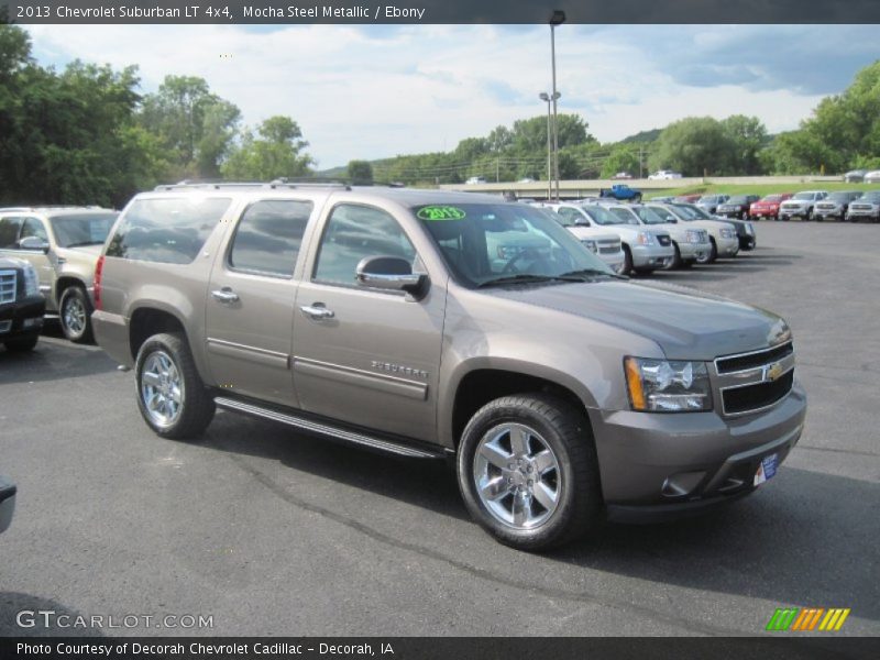 Mocha Steel Metallic / Ebony 2013 Chevrolet Suburban LT 4x4