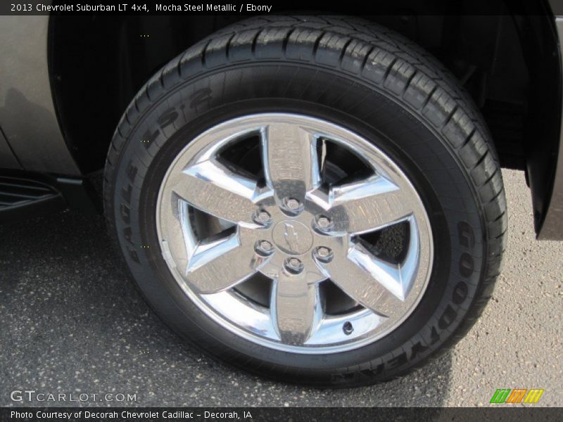 Mocha Steel Metallic / Ebony 2013 Chevrolet Suburban LT 4x4