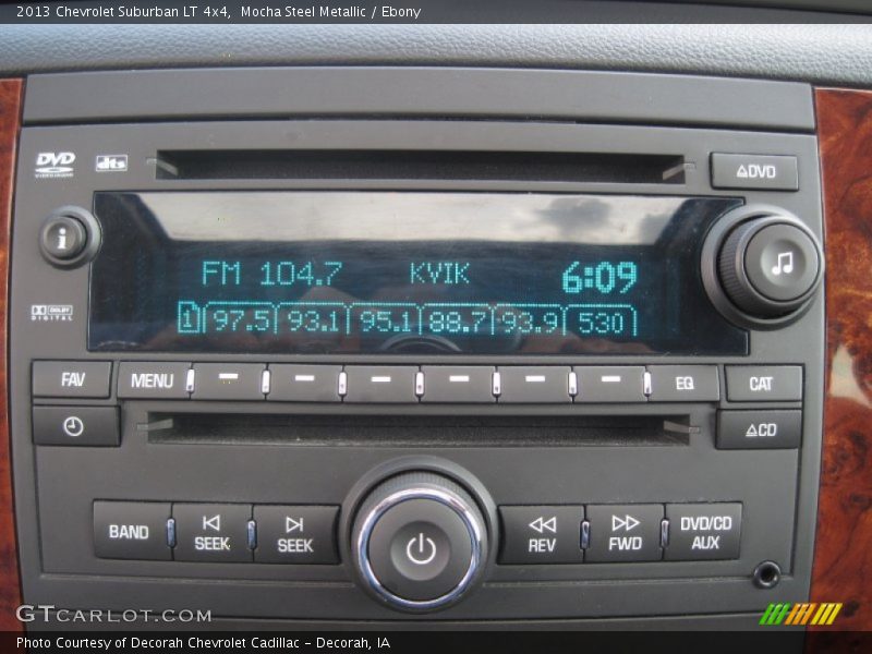 Mocha Steel Metallic / Ebony 2013 Chevrolet Suburban LT 4x4