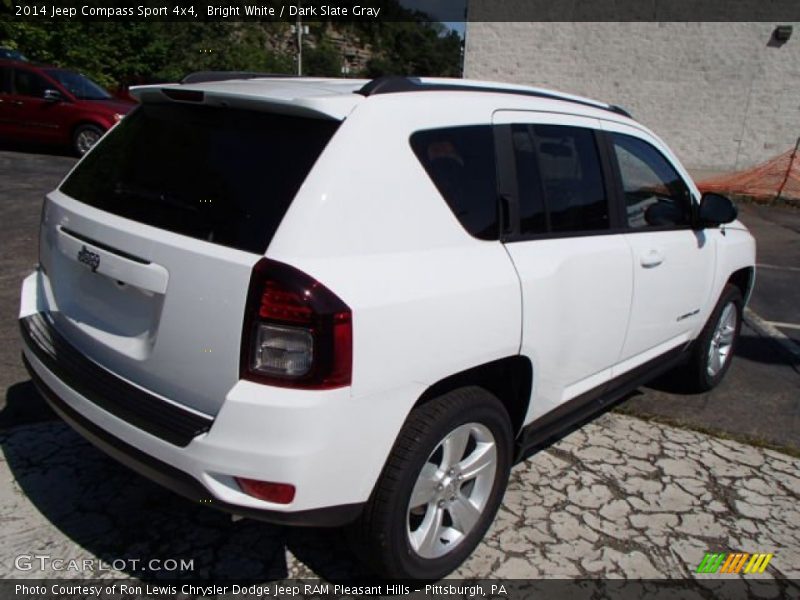 Bright White / Dark Slate Gray 2014 Jeep Compass Sport 4x4