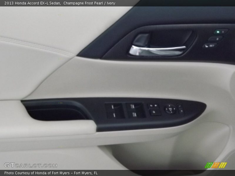Champagne Frost Pearl / Ivory 2013 Honda Accord EX-L Sedan