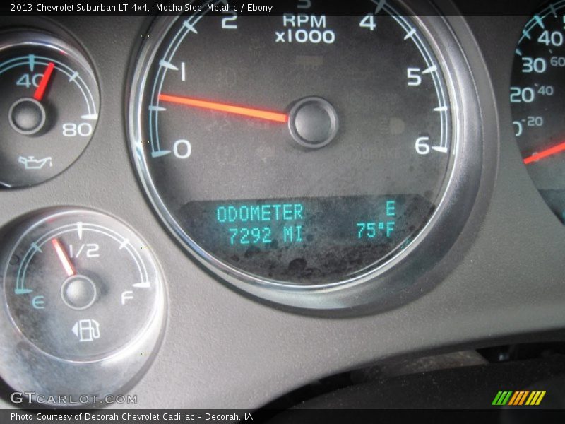 Mocha Steel Metallic / Ebony 2013 Chevrolet Suburban LT 4x4