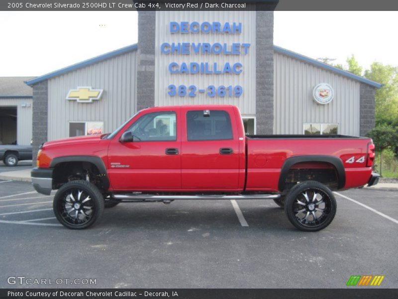 Victory Red / Dark Charcoal 2005 Chevrolet Silverado 2500HD LT Crew Cab 4x4